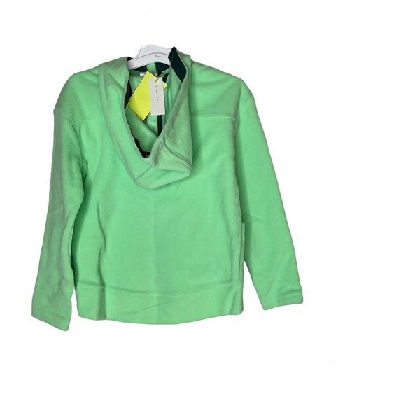 All In Motion x4 Girls 1/4 Zip Hooded Fleece Tops XS(4/5) Mint Green - Picture 2 of 9